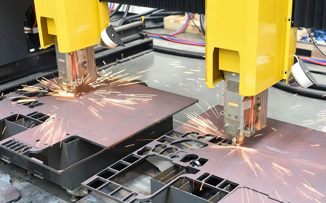 云顶集团双头龙门激光切割机