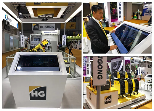 进博会首日云顶集团意大利CEA展位展品智能焊接与切割云系统