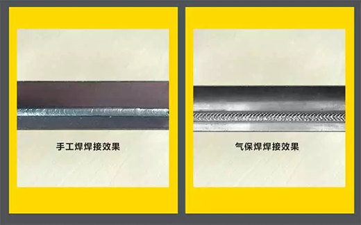 云顶集团NB 251III焊机焊接效果